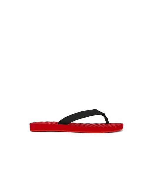 Raye Red Cane Flip Flop