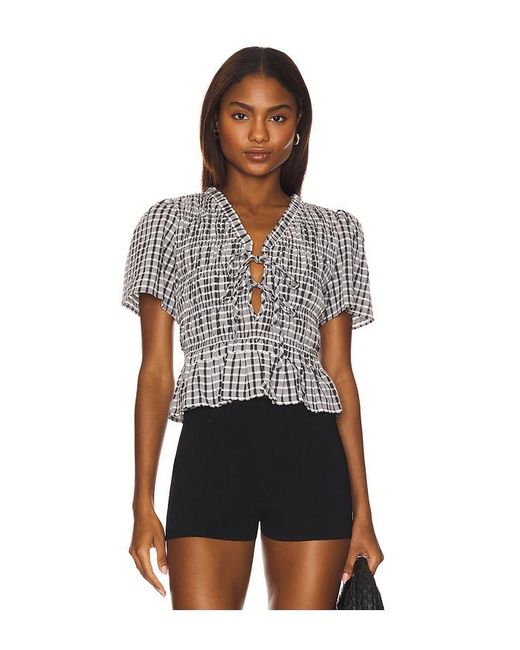 Rails Black Portia Top