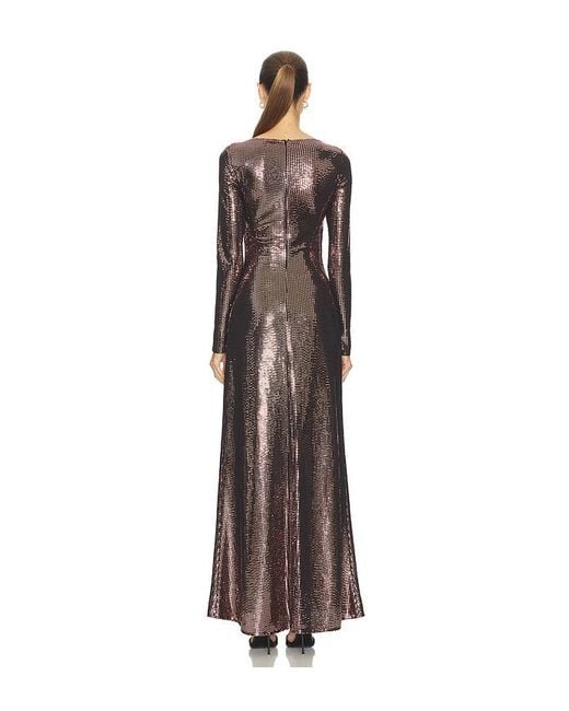 LAPOINTE White X Revolve Mirror Jersey Boatneck Gown
