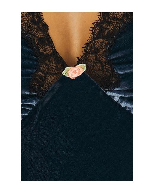 Rixo Blue Clarice Dress