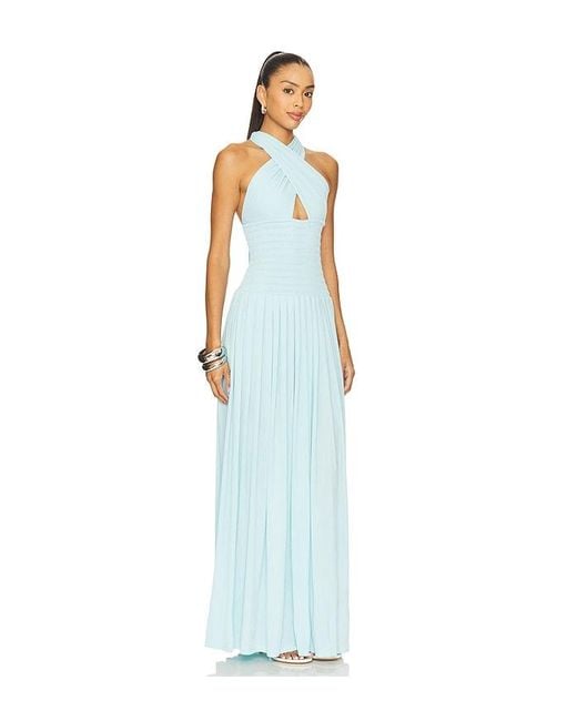 OW Collection Blue Kleid Rhea