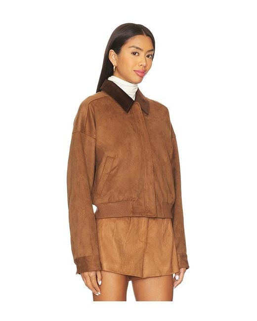 Astr Brown Sorine Jacket