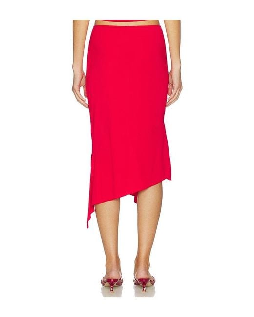 Lioness Red Rendezvous Midi Skirt
