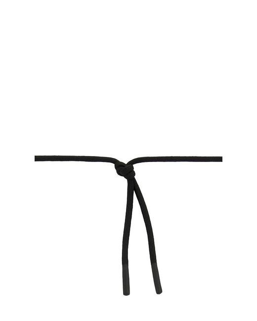 Jenny Bird Black Art Heart On A String Necklace