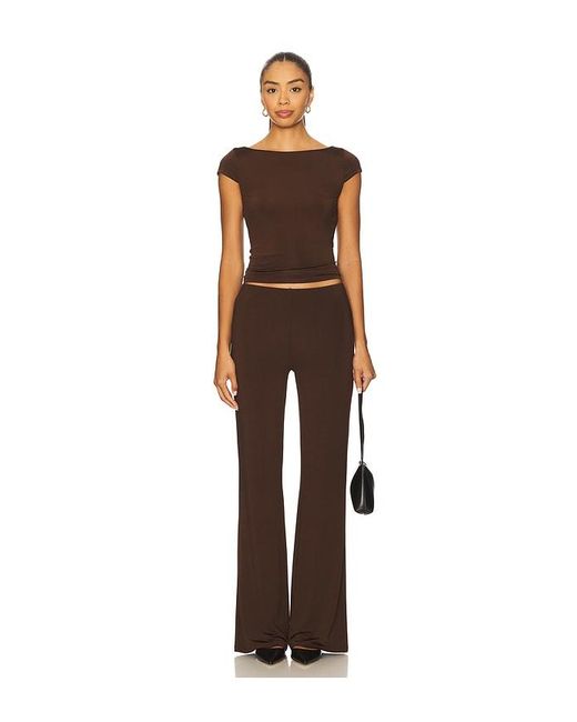 Lovers + Friends Brown Ivanna Top