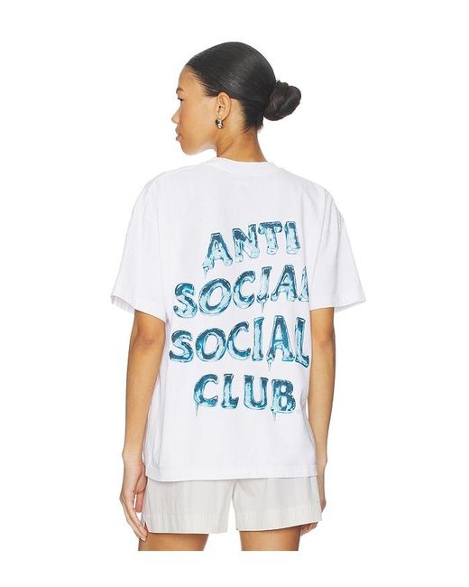 ANTI SOCIAL SOCIAL CLUB White Icy Mind Games Tee for men