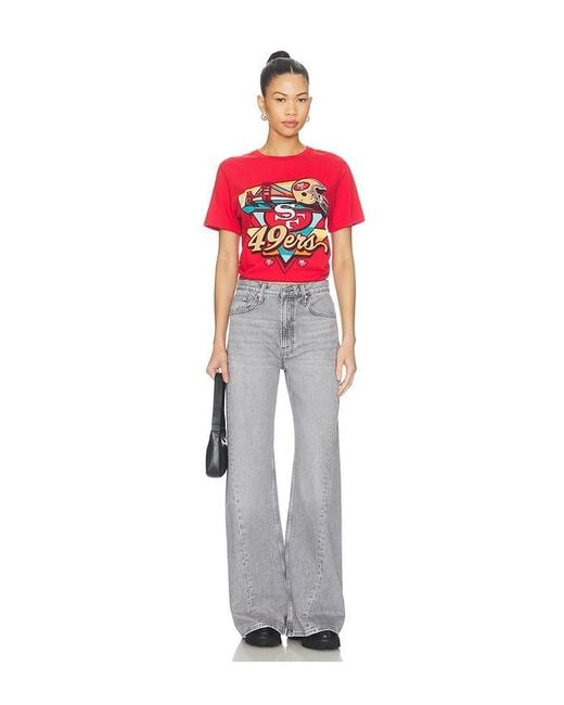 Junk Food Red 49Ers City Edition Vintage Tee