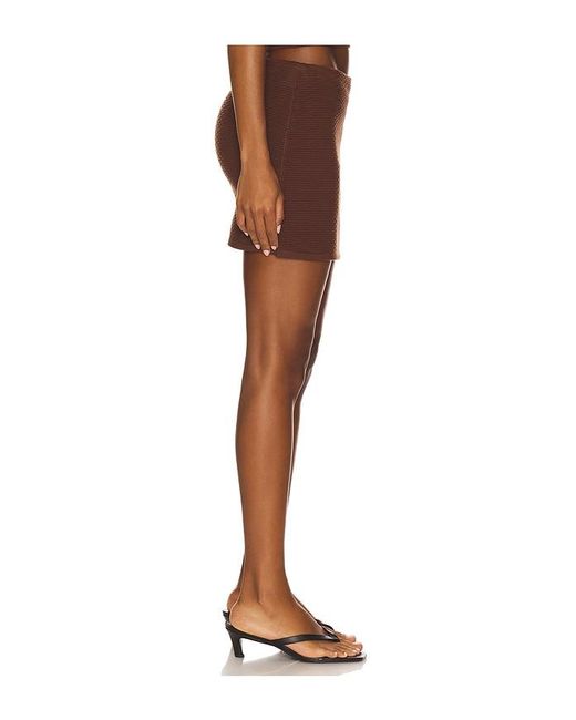 Line & Dot Brown Grove Skort