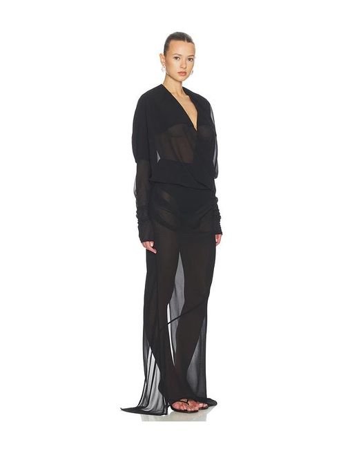 Entire studios Black Robe Dress