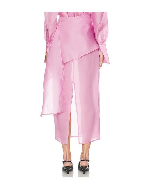 Helsa Pink Rock He Silk Gazar