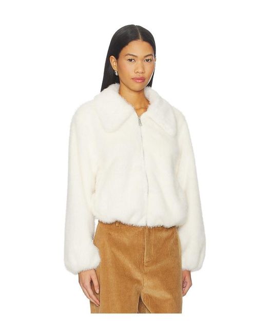 Steve Madden White Evanie Coat