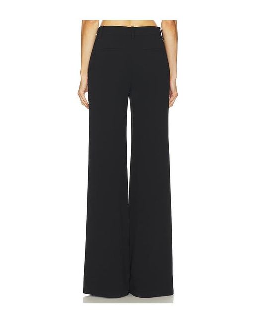 Theory Black Fluid Flare Crepe Pant