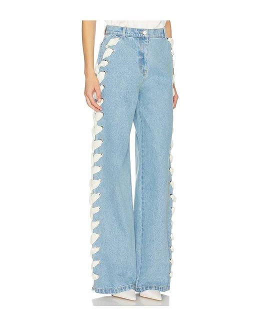 AKNVAS Blue Lyd Laced Denim Trouser