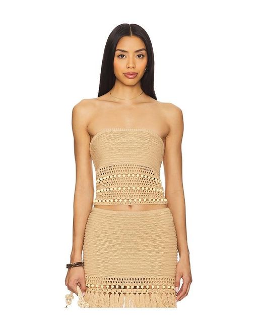 Tularosa Natural Larrin Strapless Top