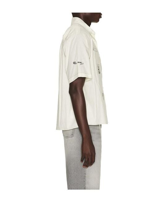 JUNGLES Natural No Where Button Up Shirt for men