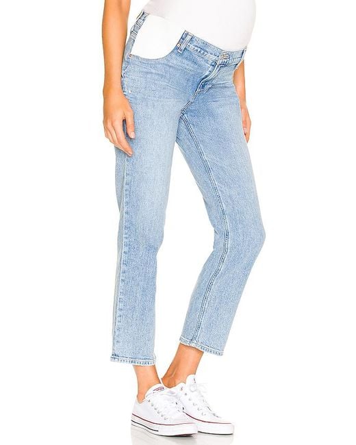 PAIGE Blue Maternity Noella Straight