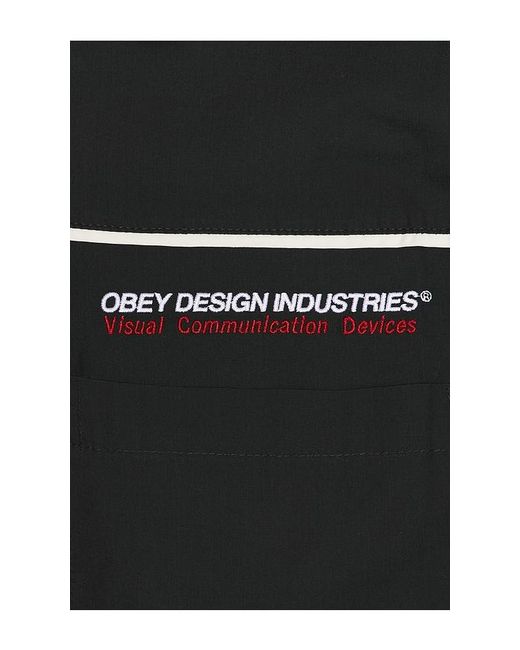 Obey Black Camber Woven Shirt for men