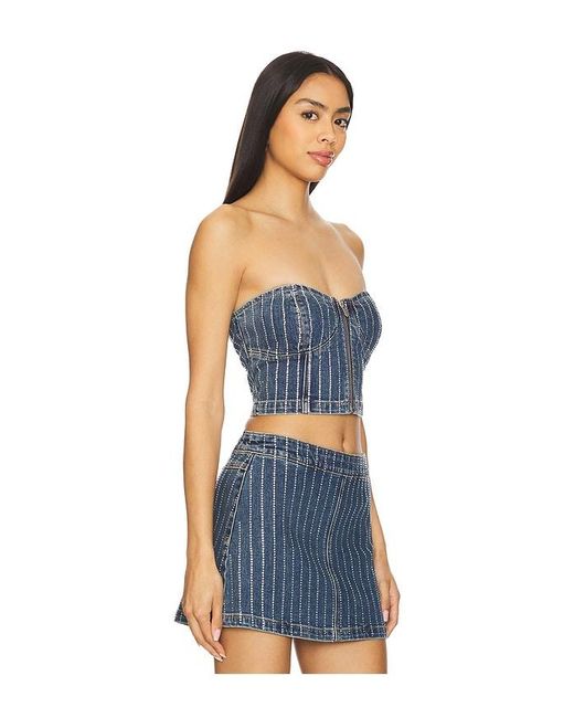 A.Brand Blue Academia Bustier