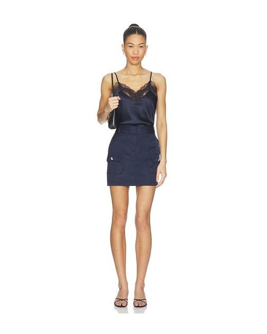 Veronica Beard Blue Felina Skort