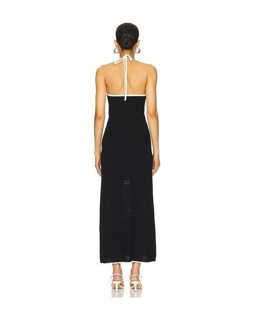 Bec & Bridge Black Ravyn Halter Maxi Dress