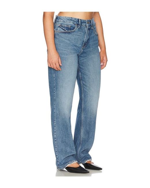 GOOD AMERICAN Blue Good 90S Straight Leg Jeans