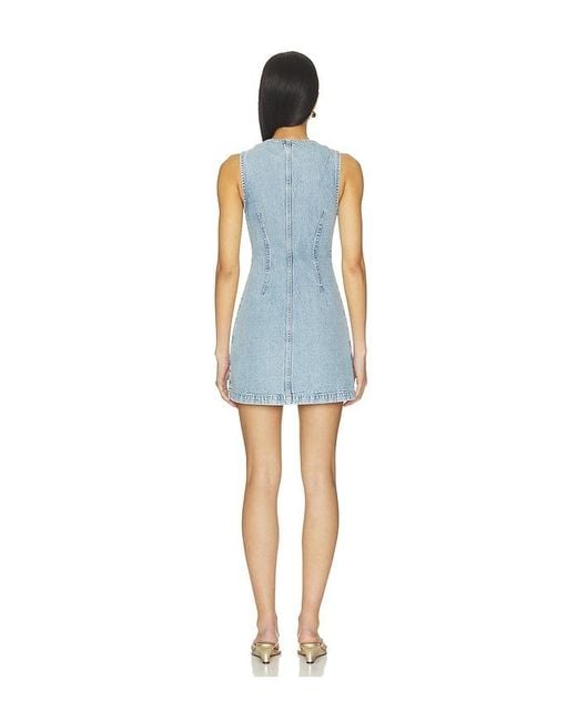 retroféte Blue Hanna Denim Dress