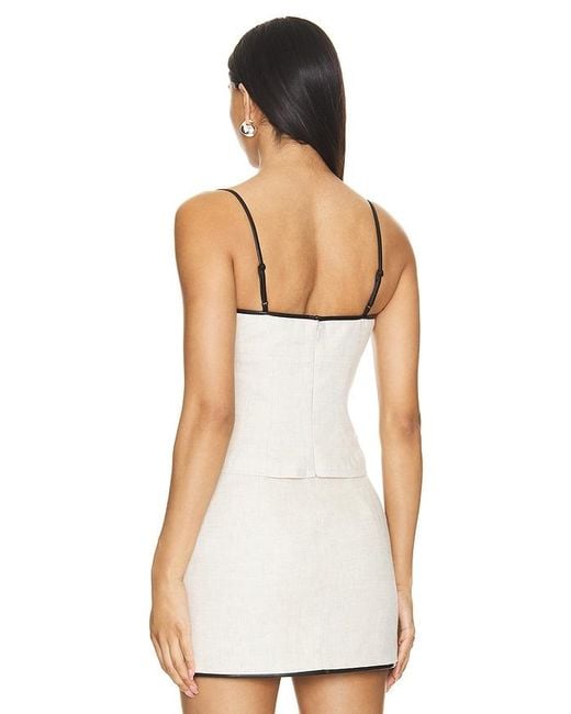 Lovers + Friends White X Maggie Macdonald Miles Top