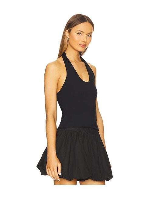 Susana Monaco Black Urban Halter Top