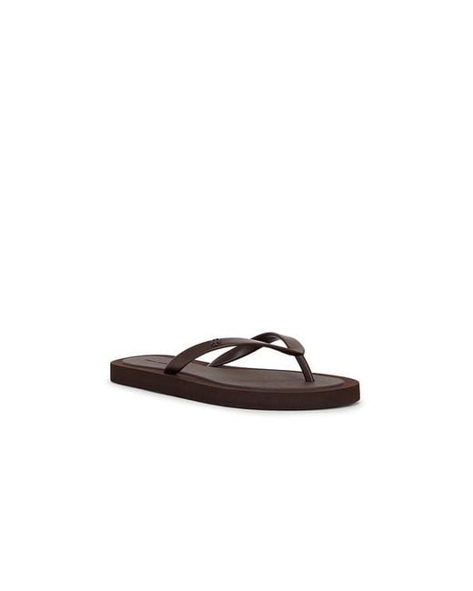 Tory Burch Brown Kira Padded Flip Flop