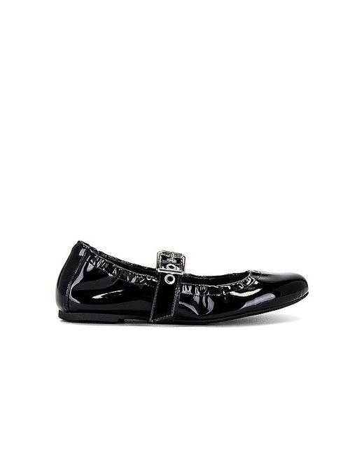 Zapato plano calita SCHUTZ SHOES de color Black