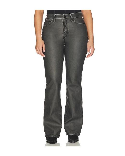 GOOD AMERICAN Black Good Classic Bootcut Faux Leather Pants