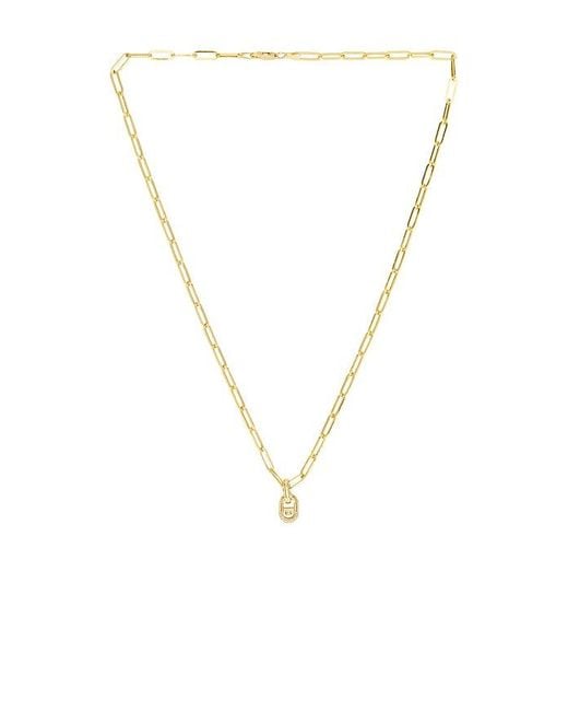 STONE AND STRAND Metallic Marina Link Necklace