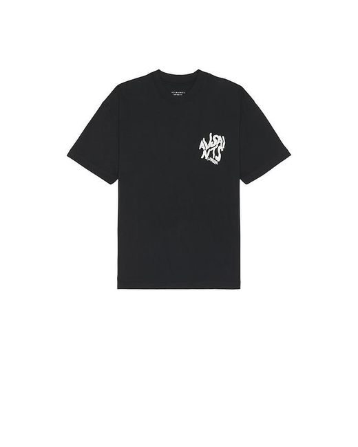 AllSaints Black Orlando Tee for men