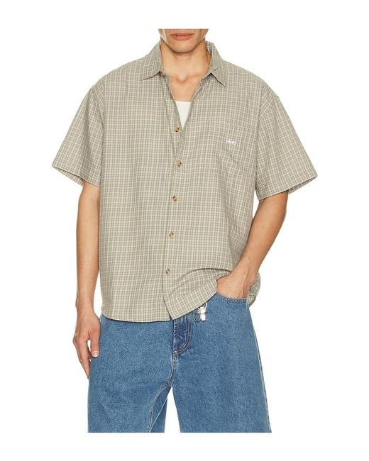 Obey Blue Bigwig Ian Woven Shirt for men
