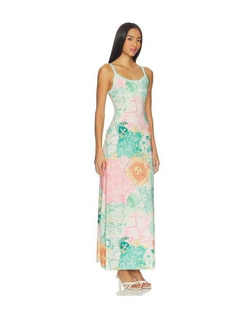 Kulani Kinis White Scoop Low Back Maxi Dress