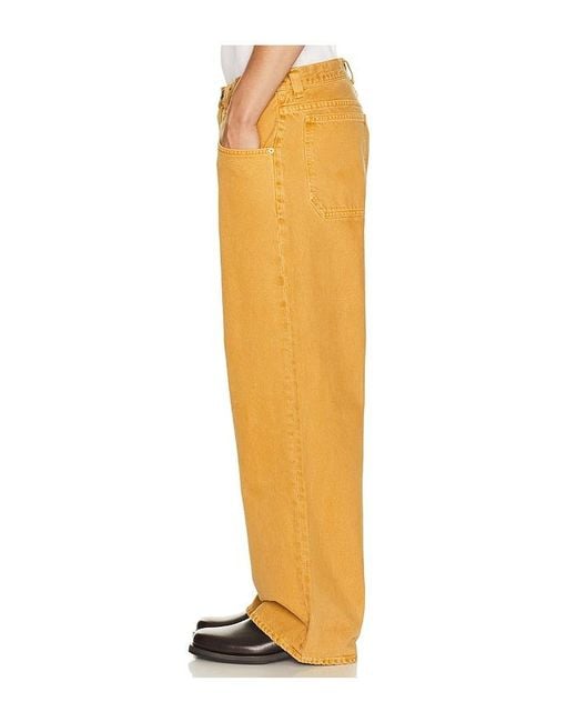 Agolde Yellow Grover Jean for men