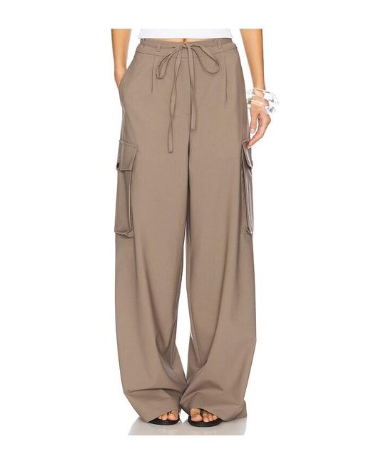 Rohe Tailored Cargo Trousers Natural