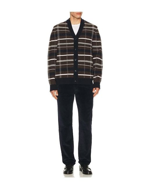 Barbour Black Stretch Cord Tailored Trouser for men
