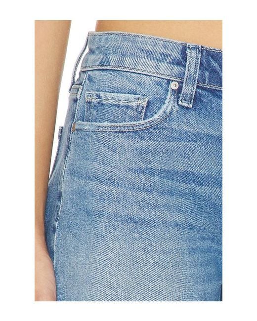 PAIGE Blue Dylan Short Undone Cuff
