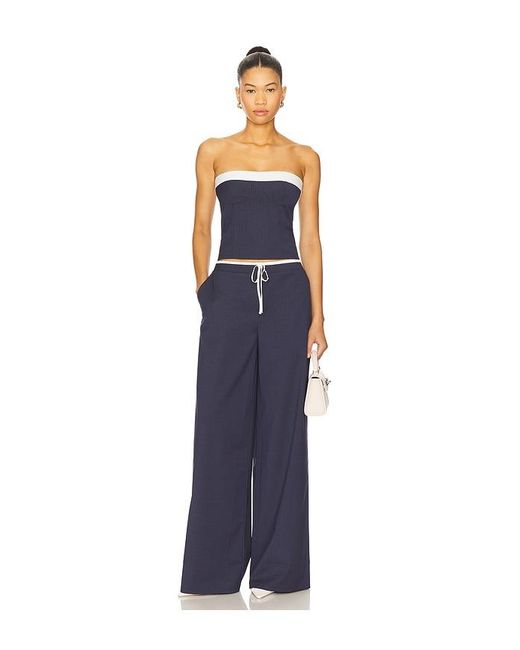 Lovers + Friends Blue Ashley Top