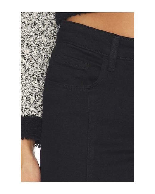 L'Agence Black Lenora Low Rise Seamed Flare