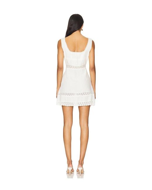 Vestido Ronan En Talla En Rixo de color White