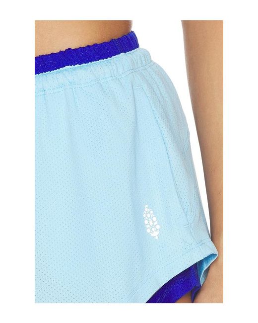 Free People Blue X Fp Movement Final Stretch Reversible Short