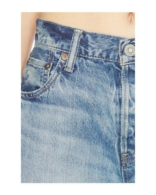 Moussy Blue Dorchester Straight Leg Jeans