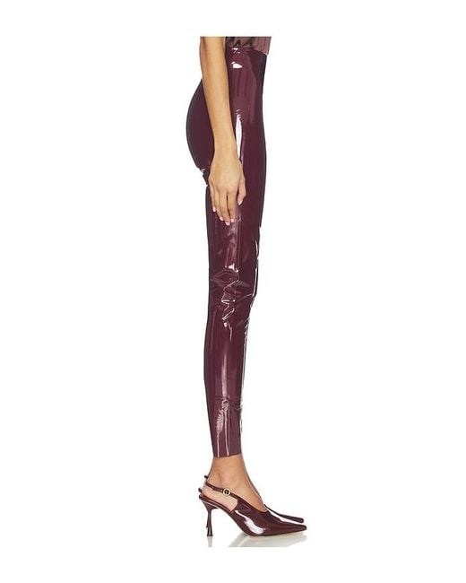 Commando Red Faux Patent Leather Legging