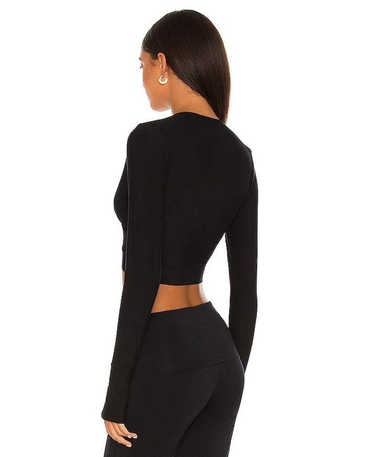 Commando Black Butter Wrap Top