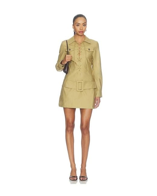 FRANÃOISE Yellow Zoya Dress