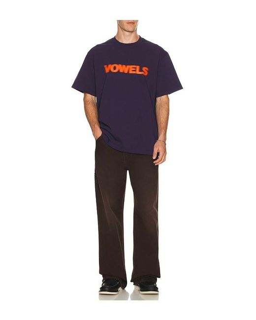 vowels Blue Blur Tee for men
