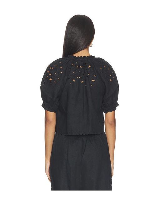 Rails Black Lizbeth Top