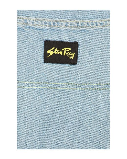 Stan Ray Blue Wide Denim Jeans for men